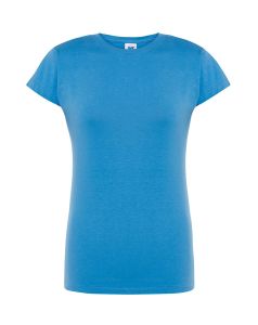 T-shirt damski bawełniany Azzure JHK TSRLCMFAZ - z logo