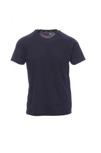 Granatowy T-Shirt Męski Payper Runner 000463 - Nadruki