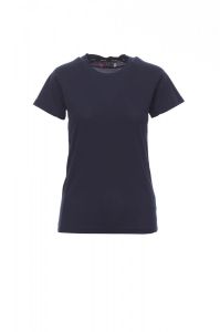 Granatowy T-Shirt Damski Payper Runner 000465 - Nadruki