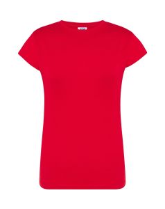Czerwony Damski t-shirt JHK TSRLPRMRD - nadruki na koszulki