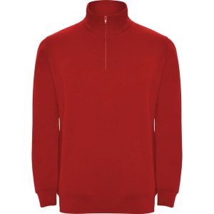 Czerwona ANETO 1109 bez kaptura - bluza męska z nadrukiem
