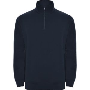 Granatowa ANETO 1109 z suwakiem - Bluza Męska