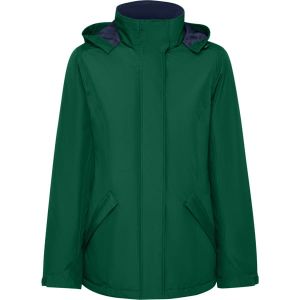 Zielona damska kurtka ROLY AMERICA WOMAN - z logo firmy