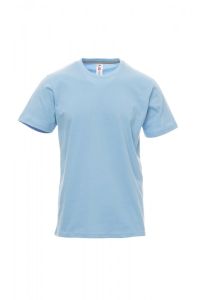 Błękitny T-Shirt Męski Payper Sunrise 000947 - Z nadrukiem