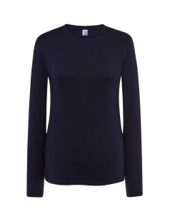 Granatowy Damski longsleeve JHK TSRLCMFLSNY - własny napis