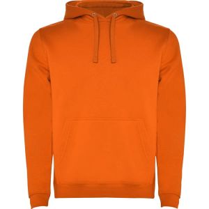 Pomarańczowy URBAN 1067, męska casual - bluza z nadrukiem
