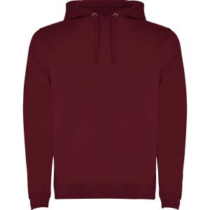 Bordowa URBAN 1067 z kapturem - Bluza z nadrukiem
