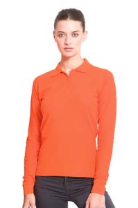 Modne Damskie Polo-JHK  POPL200 LS LADY- Odzież Reklamowa