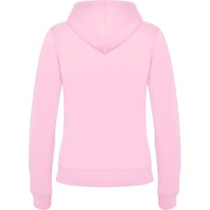 Jasnoróżowa VELETA 6425, z kapturem - bluza z własnym nadrukiem
