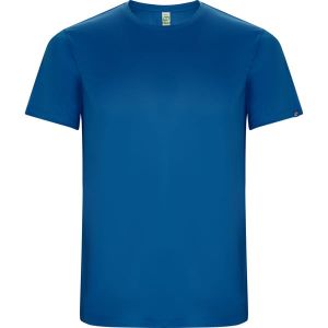 Niebieski męski t-shirt techniczny ROLY IMOLA - logo firmy