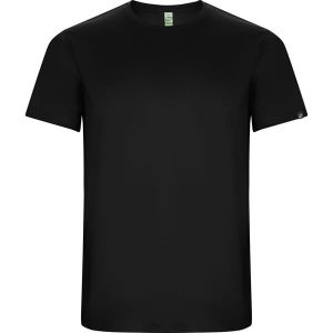 Czarny męski t-shirt techniczny ROLY IMOLA - nadruk firmy