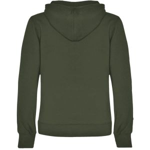 Zielona URBAN WOMAN 1068 - Bluza z nadrukiem i kapturem