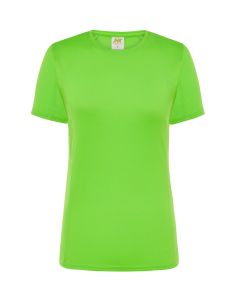Koszulka damska lime flour JHK SPORTLADYLMF - haft z logo