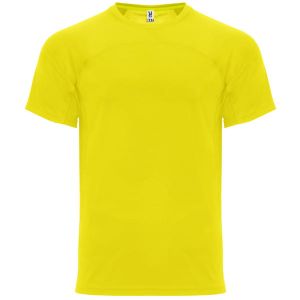 Żółta koszulka techniczna ROLY MONACO 6401 - z logo firmy