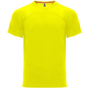 Żółta koszulka techniczna ROLY MONACO 6401 fluorescencyjna