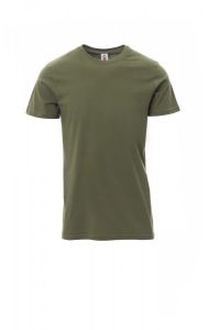 Wojskowy Zielony T-shirt Payper Sunset 000101 - Nadruk