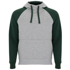 Szaro-zielona BADET SU1058 dziecięca - bluza z pieknym nadrukiem