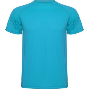 Turkusowy dziecięcy T-shirt ROLY MONTECARLO - reklamowy