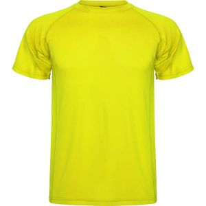 Żółty dziecięcy T-shirt ROLY MONTECARLO - fluorescencyjny