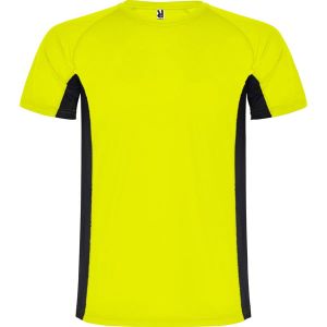 Żółta dziecięca bluzka sportowa Roly SHANGHAI - custom napis