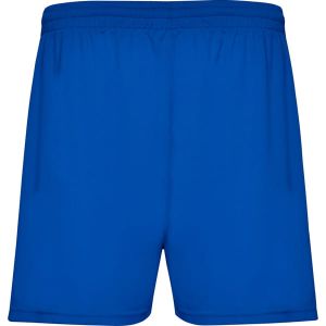 Niebieskie męskie spodenki sportowe ROLY CALCIO - nadruk