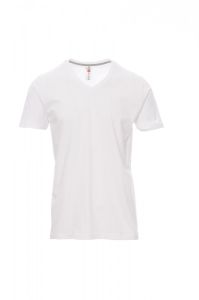 Biała Koszulka Payper V-Neck 000103 - Z Nadrukiem