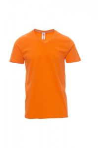 Pomarańczowa Bluzka Payper V-Neck 000103 - Nadruk