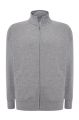 Bluza Męska z Zamkiem JHK FULL ZIP  GREY MELANGE