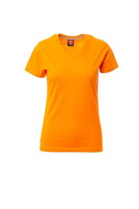Pomarańczowa Bluzka Payper V-Neck Lady 000951 - Nadruk