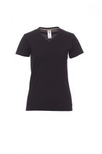 Czarna Bluzka Payper V-Neck Lady 000951 - Z Nadrukiem