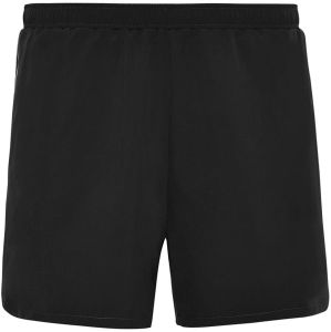 Czarne męskie spodenki sportowe ROLY EVERTON 6651 - z logo