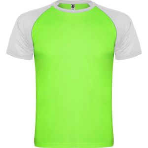Biały T-shirt sportowy ROLY INDIANAPOLIS - własny nadruk