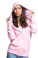 Bluza Damska ze Sznurkiem Ściągającym w Kapturze JHK SWULHOOD HOODED FULL ZIP PINK