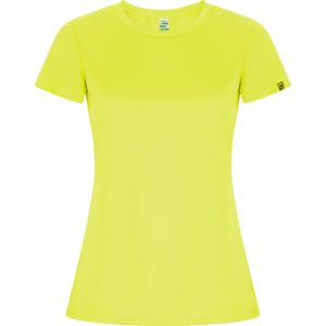 Żółta IMOLA WOMAN - FLUO  Koszulka z Nadrukiem