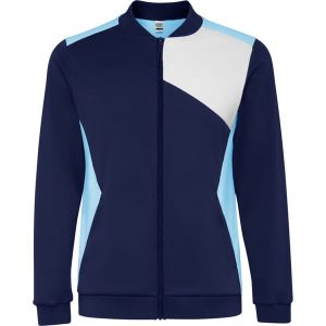 Błękitna męska bluza sportowa ROLY LEROS - własna grafika