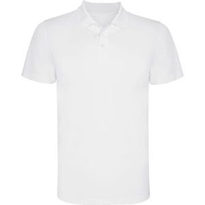 Biały dziecięcy T-shirt polo ROLY MONZHA - z własnym napisem