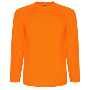 Pomarańczowa męska koszulka ROLY MONTECARLO L/S - swoje logo