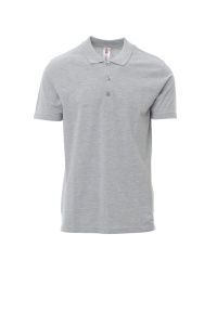 Szare Polo Payper Amalfi Melange S00550 - Własny Nadruk