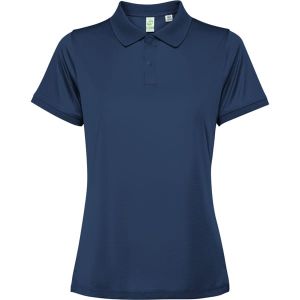 Granatowe polo damskie TORNO z nadrukiem