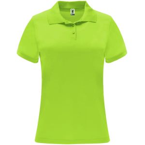 pistacjowa MONZHA - Damska polo z Nadrukiem
