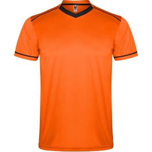 Pomarańczowy męski zestaw sportowy ROLY UNITED - swoje logo