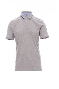 Szare Polo Payper Cambridge Melange 000919 - Z Nadrukiem