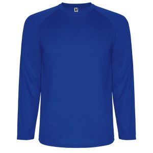 Niebieski dziecięcy longsleeve ROLY MONTECARLO L/S - z logo