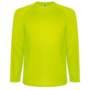 Żółty dziecięcy longsleeve ROLY MONTECARLO L/S - z napisem