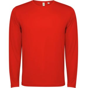 Czerwony dziecięcy longsleeve ROLY ESTORIL L/S - reklamowa
