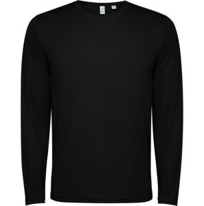 Czarny dziecięcy longsleeve ROLY ESTORIL L/S - własny nadruk