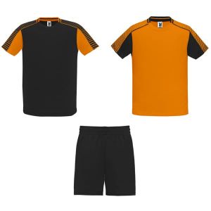Pomarańczowy dziecięcy komplet sportowy ROLY JUVE - z logo