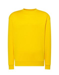 Żółta męska bluza JHK z nadrukiem